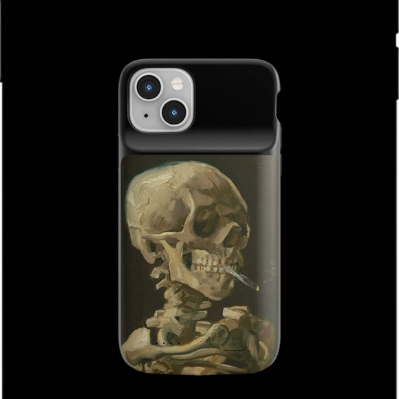 Van Gogh Skull Case | Casley | Power Bank | iPhone 6/7/8 Plus - Picture 2 of 2